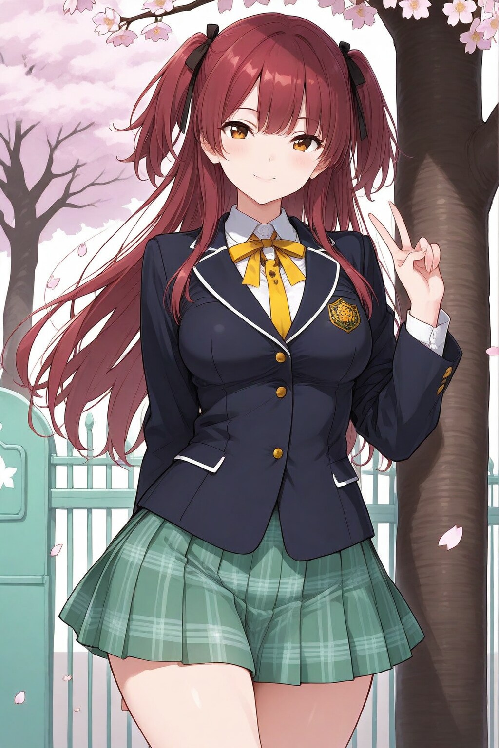 高校入学直後の赤髪ちゃん