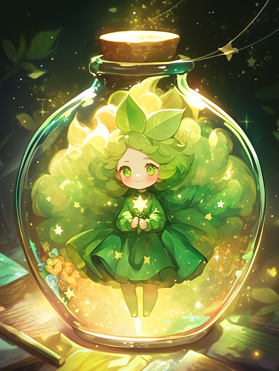 「瓶詰の少女」碧45 | の人気AIイラスト・グラビア