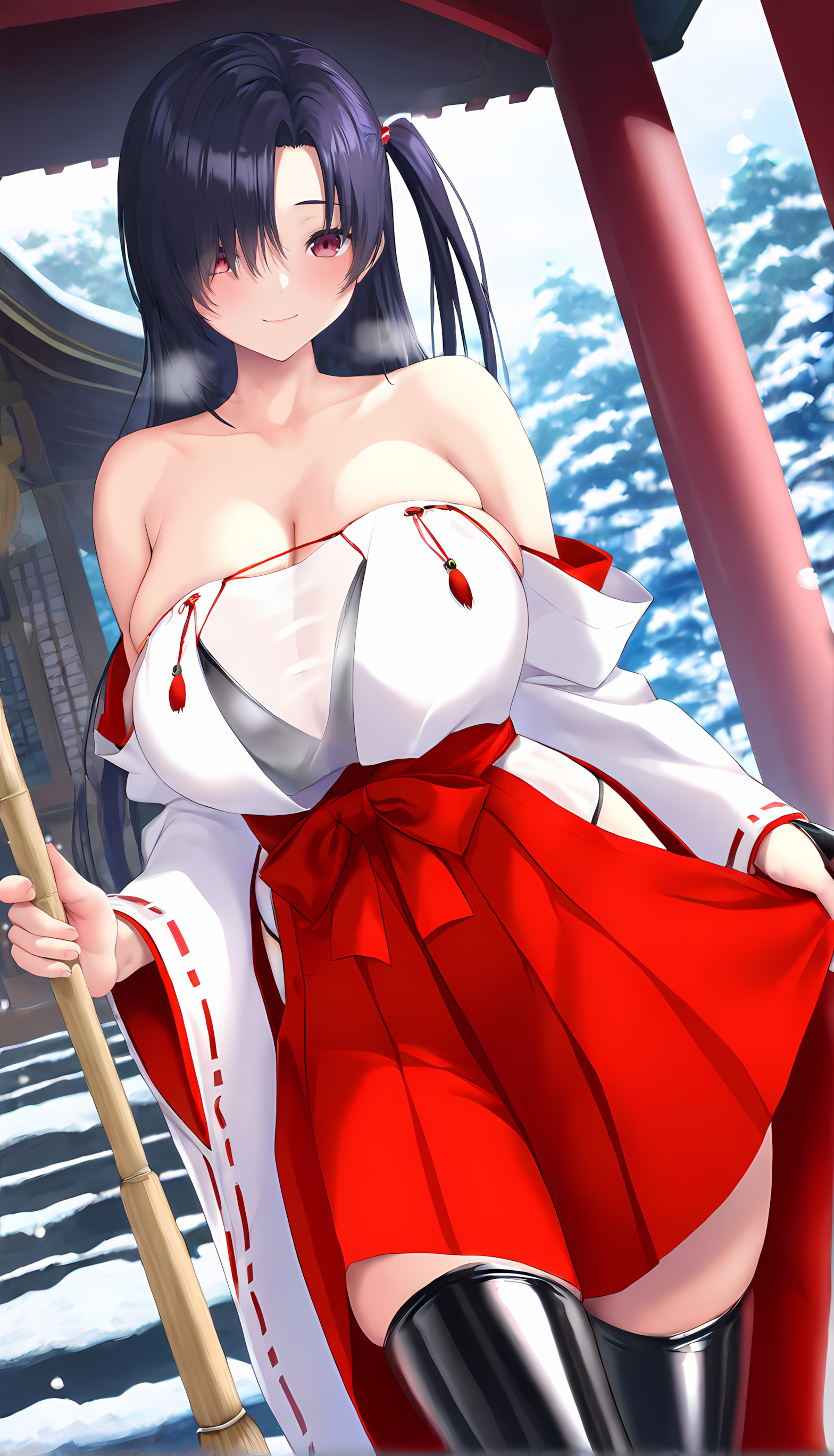 アレンジ巫女服リナ
