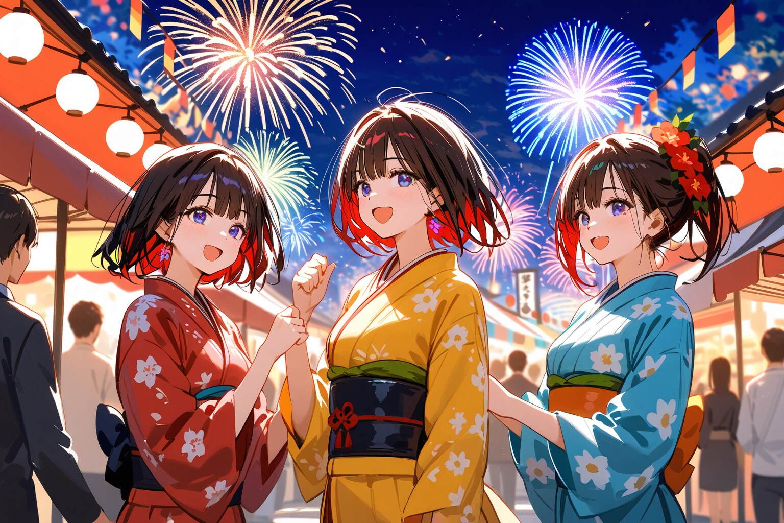 夏祭り | の人気AIイラスト・グラビア