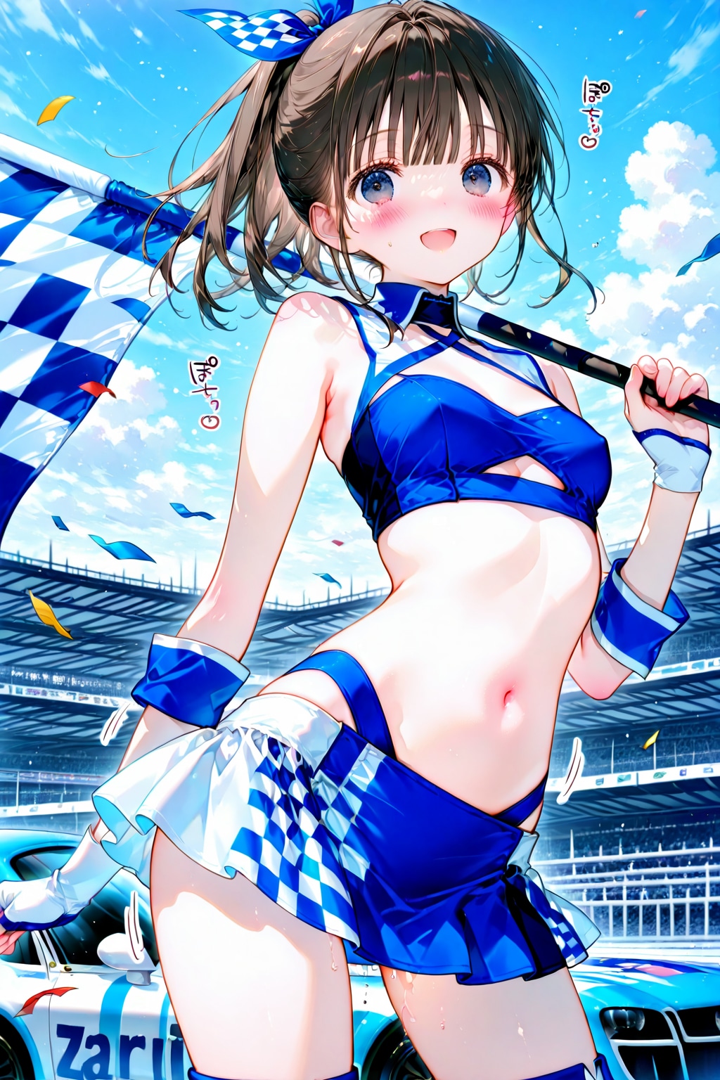 レースクイーンのお仕事です♪by藍乃雫