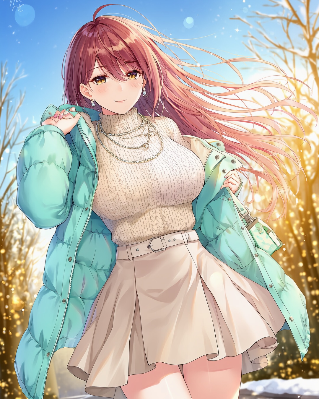 ❄️ミントダウン公園朝♡ | の人気AIイラスト・グラビア