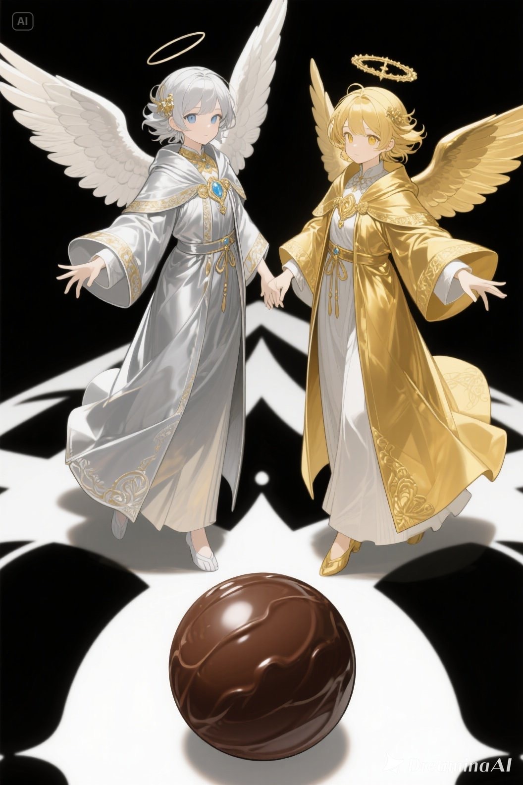 金と銀のエンゼル667 | の人気AIイラスト・グラビア