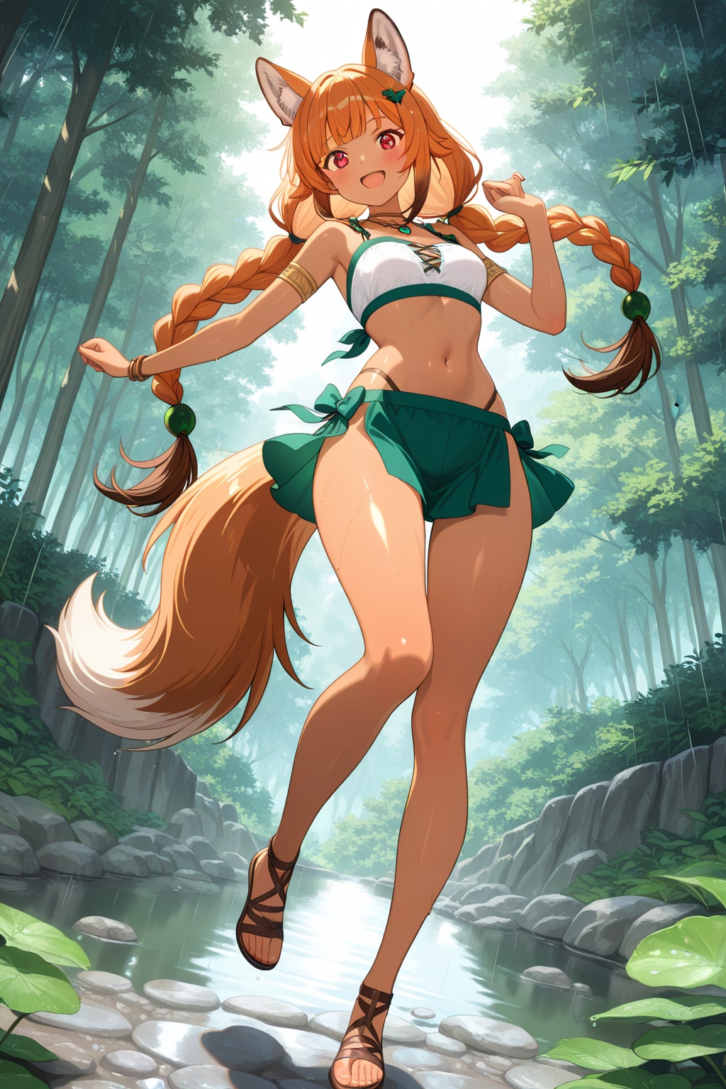 Maned wolf girl | の人気AIイラスト・グラビア