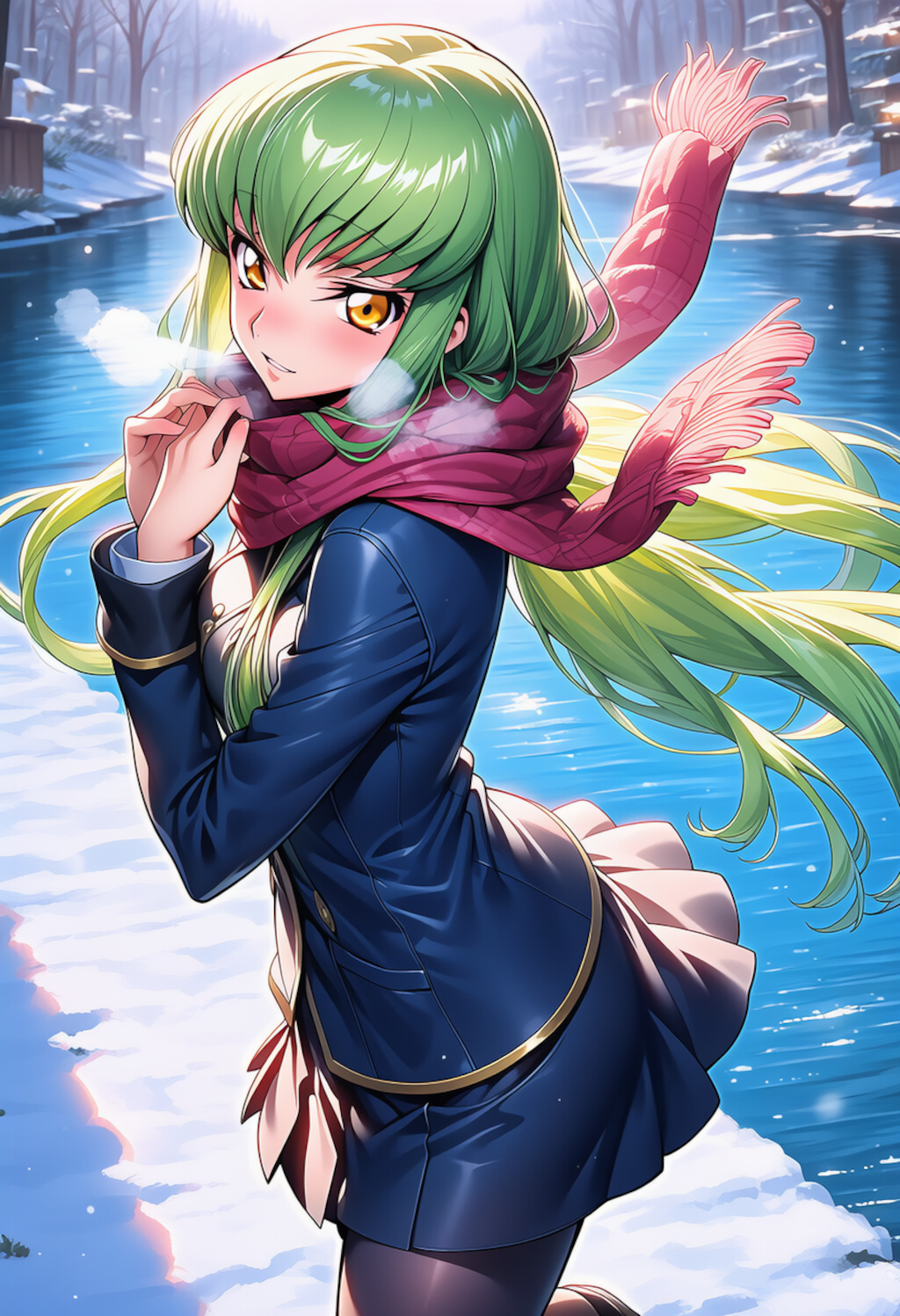 風に溶ける視線 ― Eyes That Melt Into the Breeze