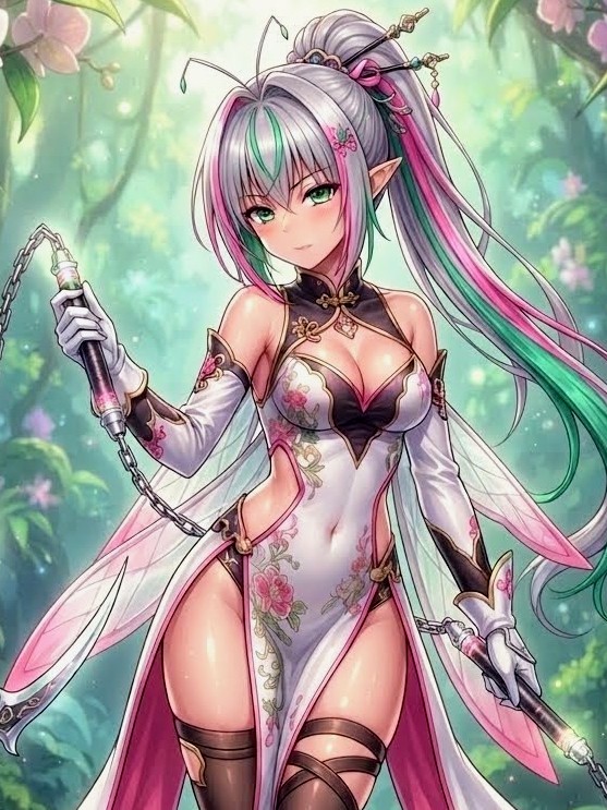 ハナカマキリ擬人化