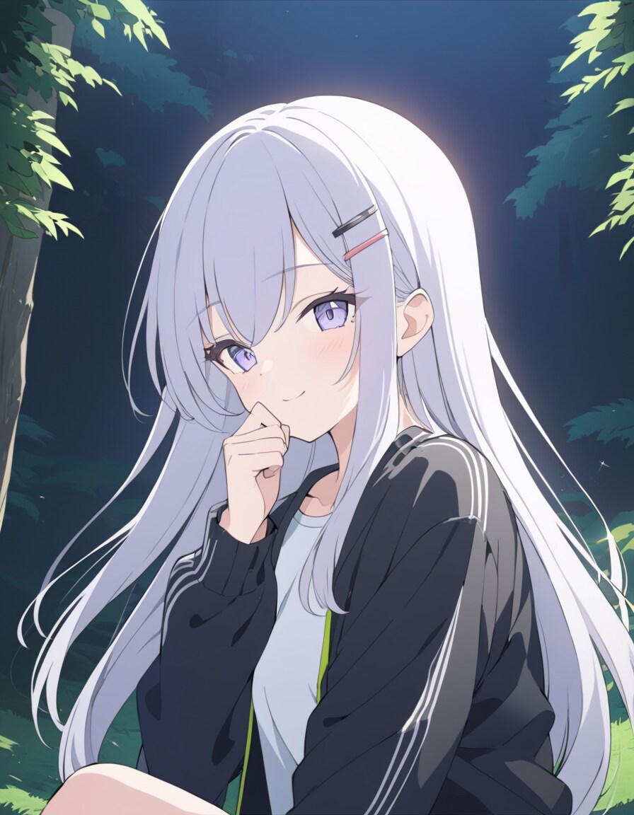 月明かりにて