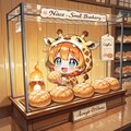 パン屋さんのキリン着ぐるみちび子ちゃん 2枚目