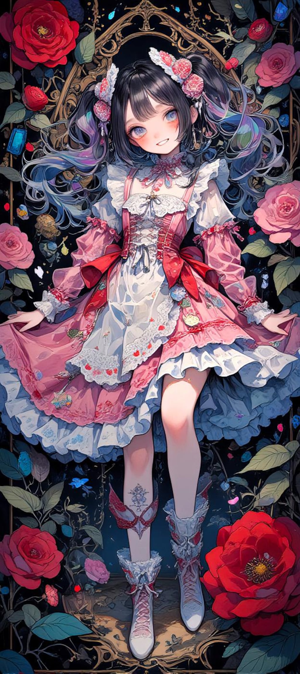 薔薇とドレスと君