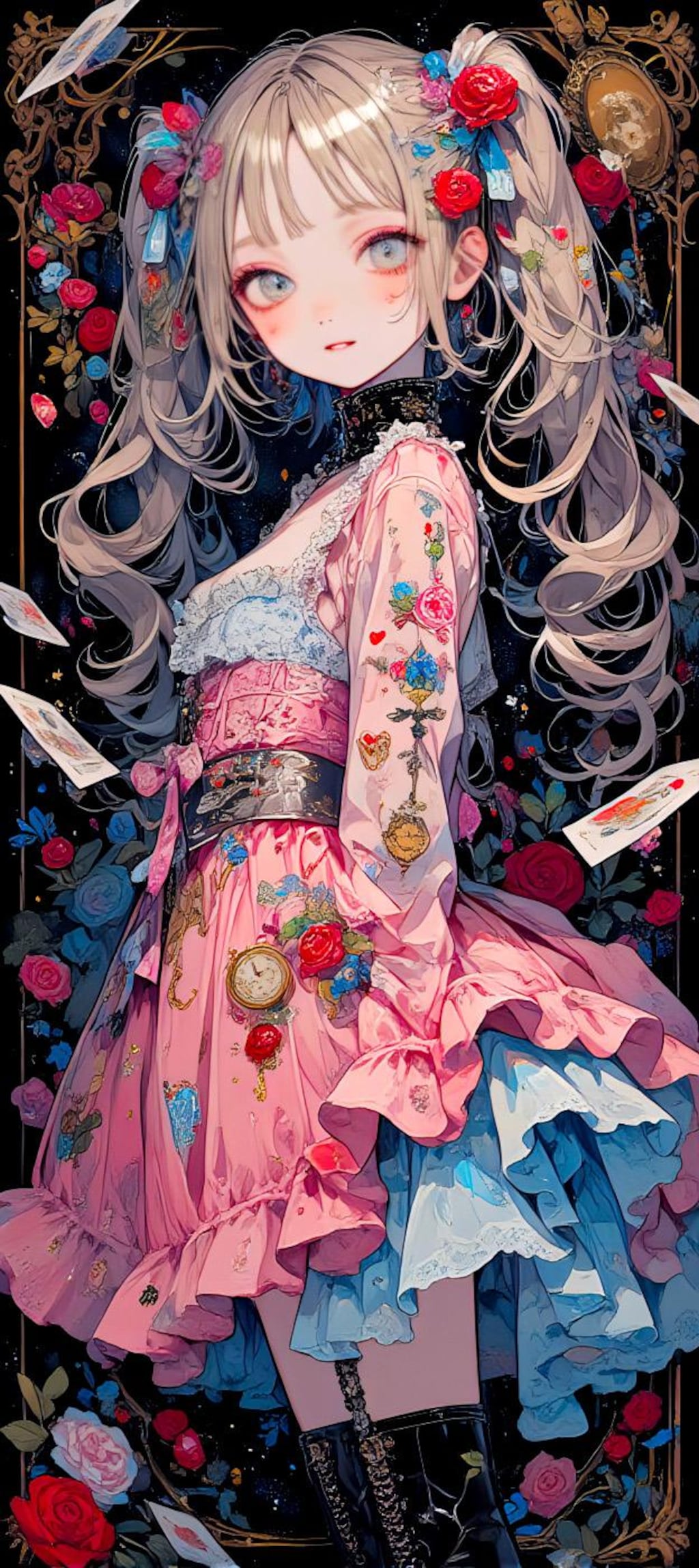 薔薇とドレスと君