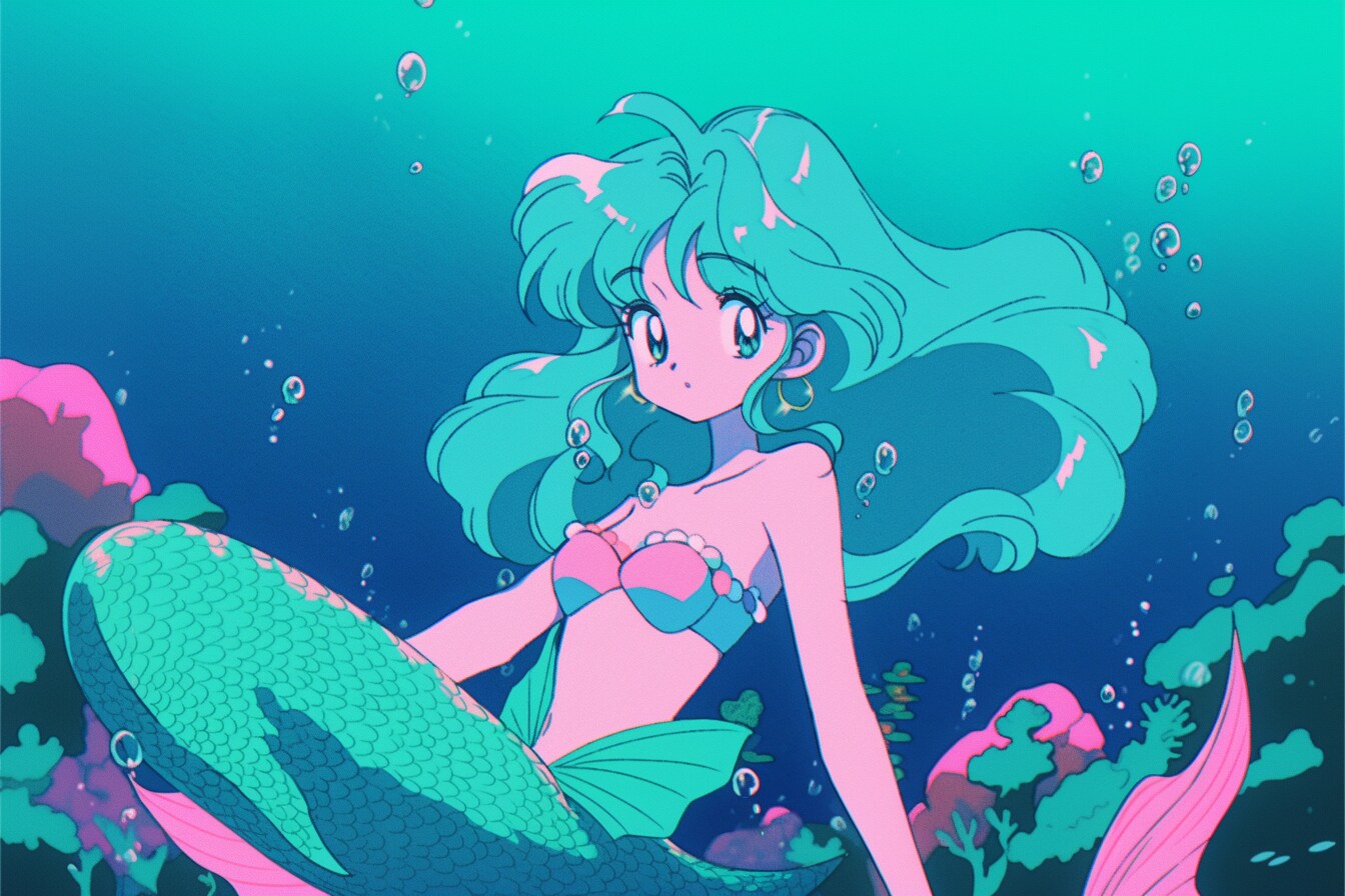 古の人魚（5枚）