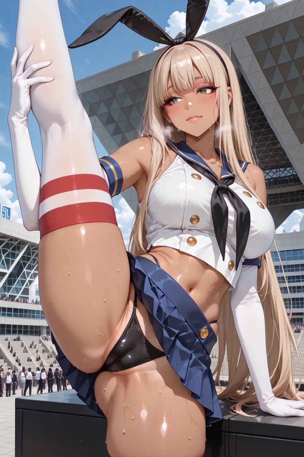 写真撮られるのが快感になって来て過激になっていくYuiちゃん（試験的セミリアル）