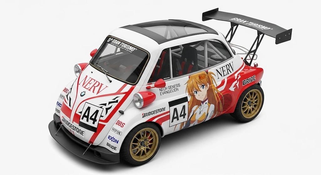 イセッタ新世紀エヴァンゲリオン痛車レーシングカー
