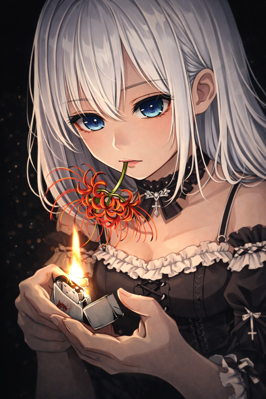 灯火に沈む境界