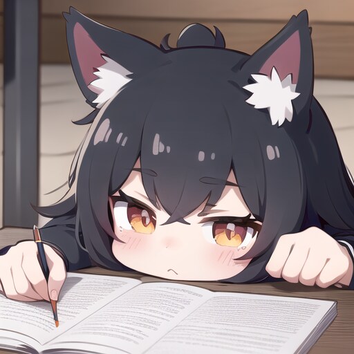 勉強中先輩