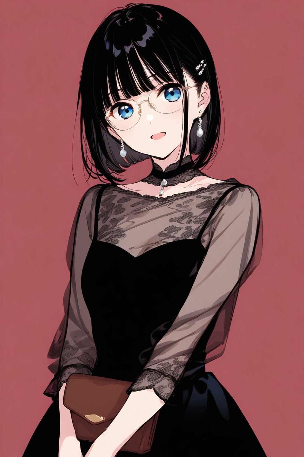 パーティドレスなメガネちゃん👓✨