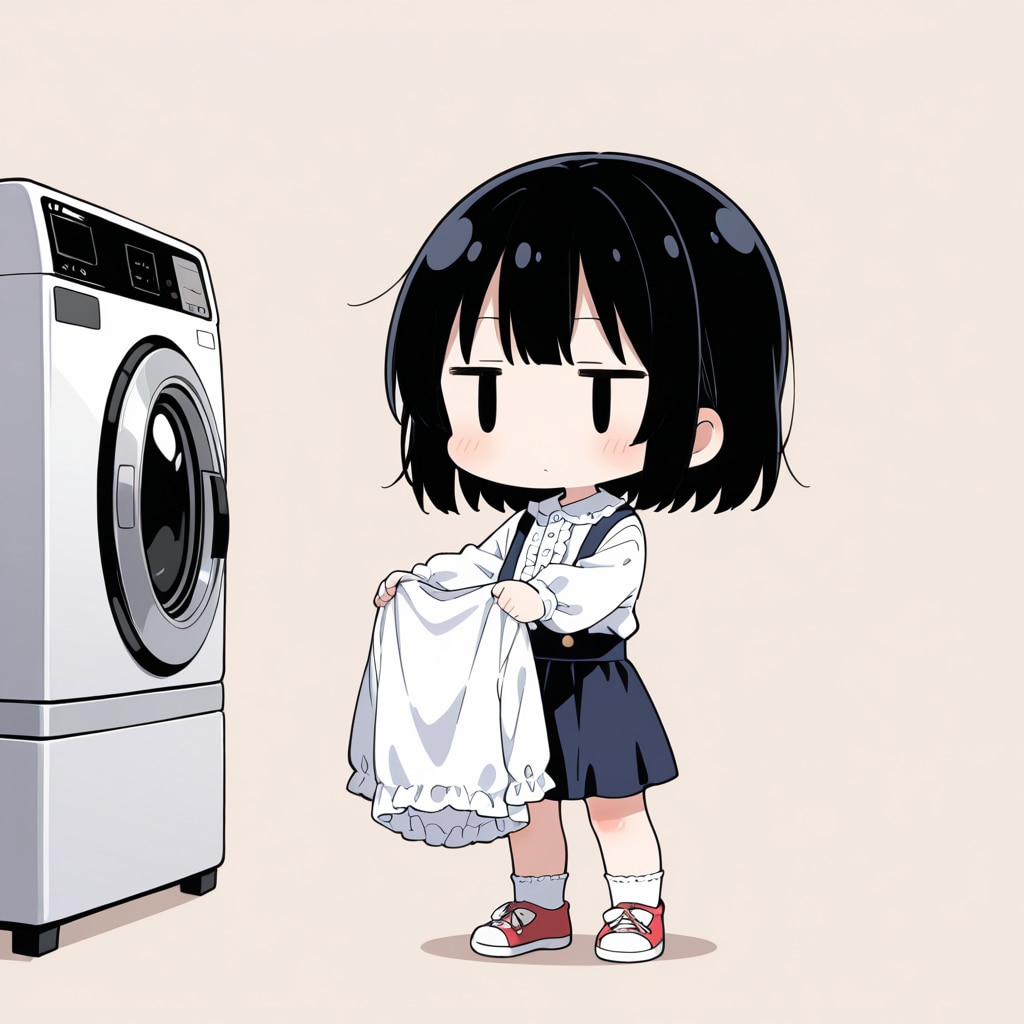 洗濯してみる | の人気AIイラスト・グラビア
