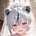 ウェディングデコフォト（たぬきちゃん） 2枚目