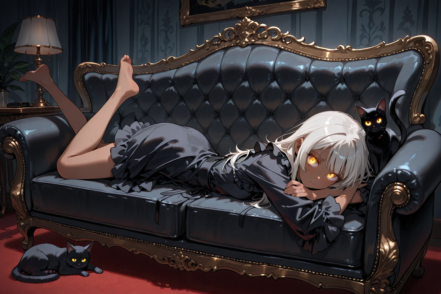 黒いコたち | の人気AIイラスト・グラビア