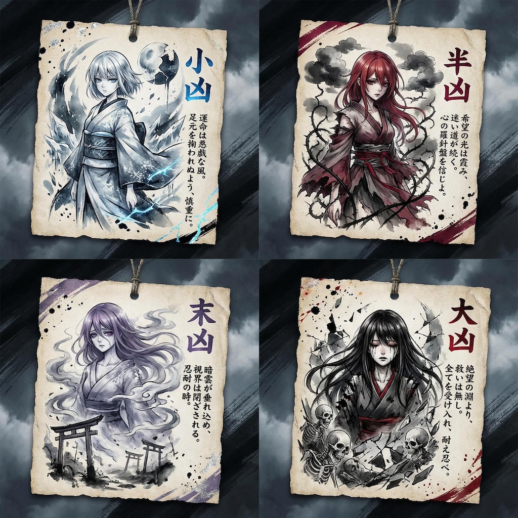 逃げ場のないおみくじ-凶詣の四重奏-