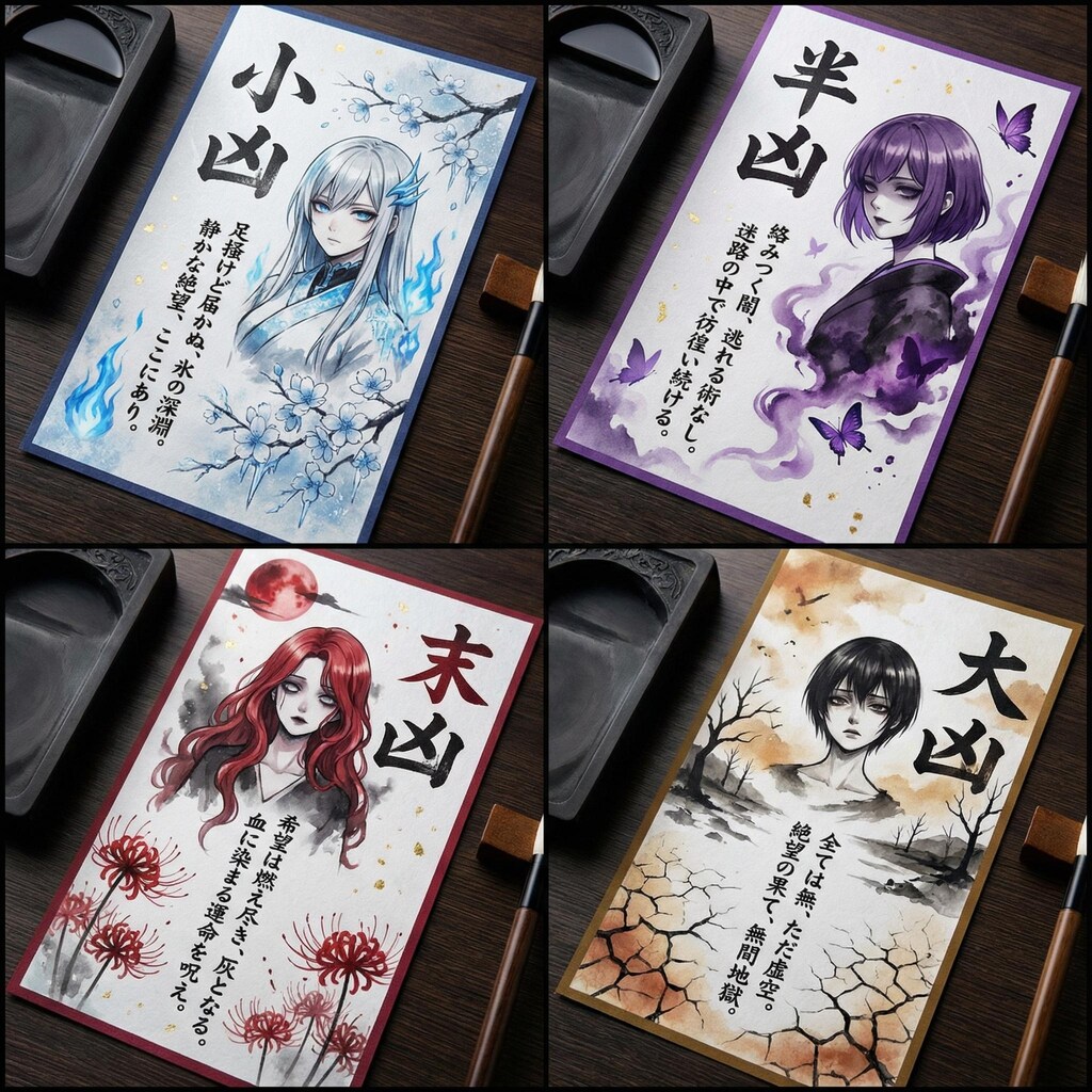 逃げ場のないおみくじ-凶詣の四重奏-