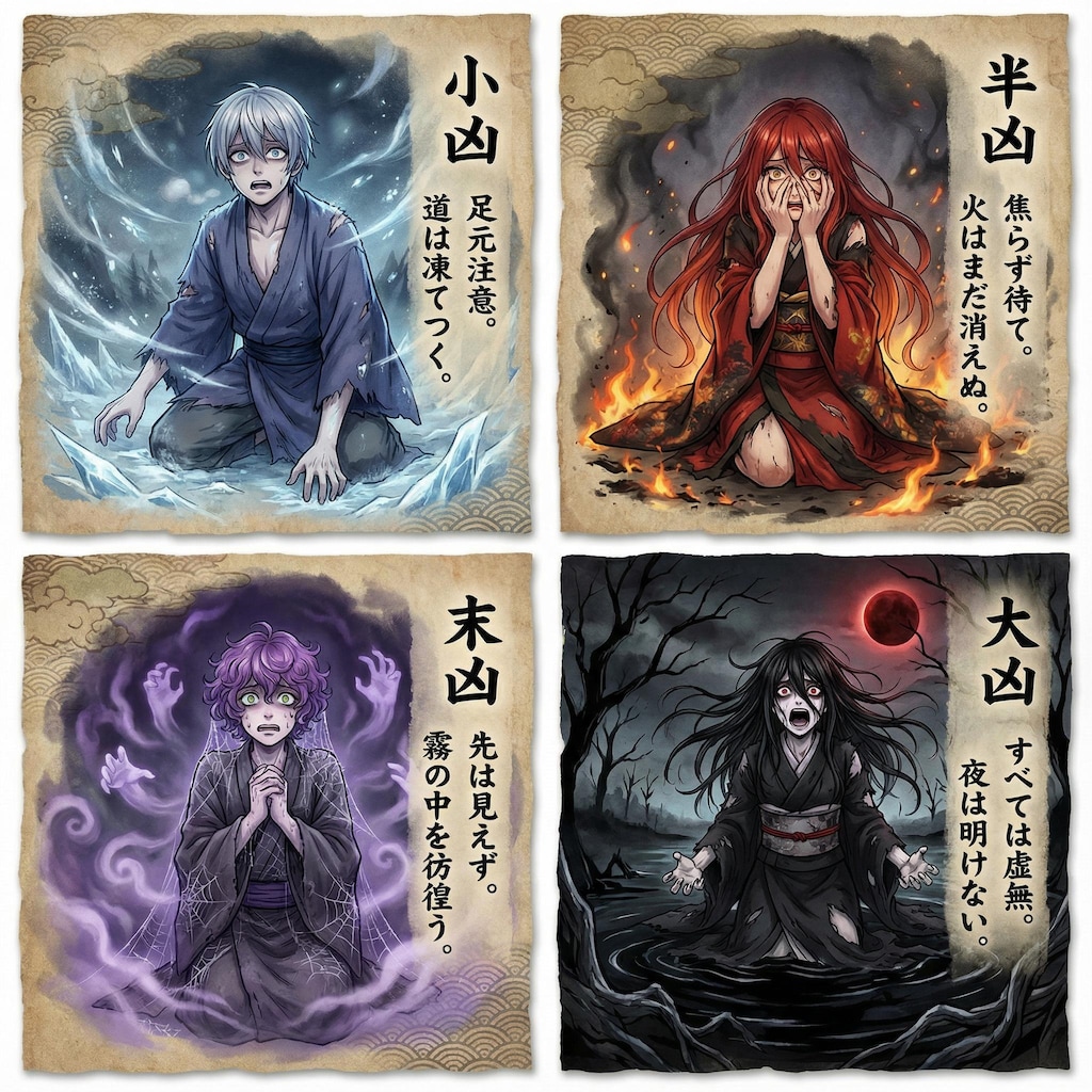 逃げ場のないおみくじ-凶詣の四重奏-