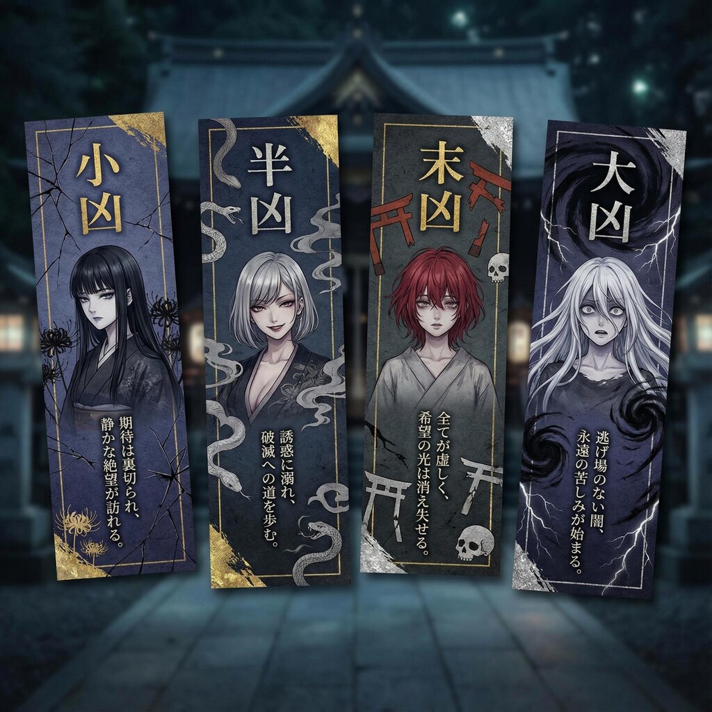 逃げ場のないおみくじ-凶詣の四重奏-