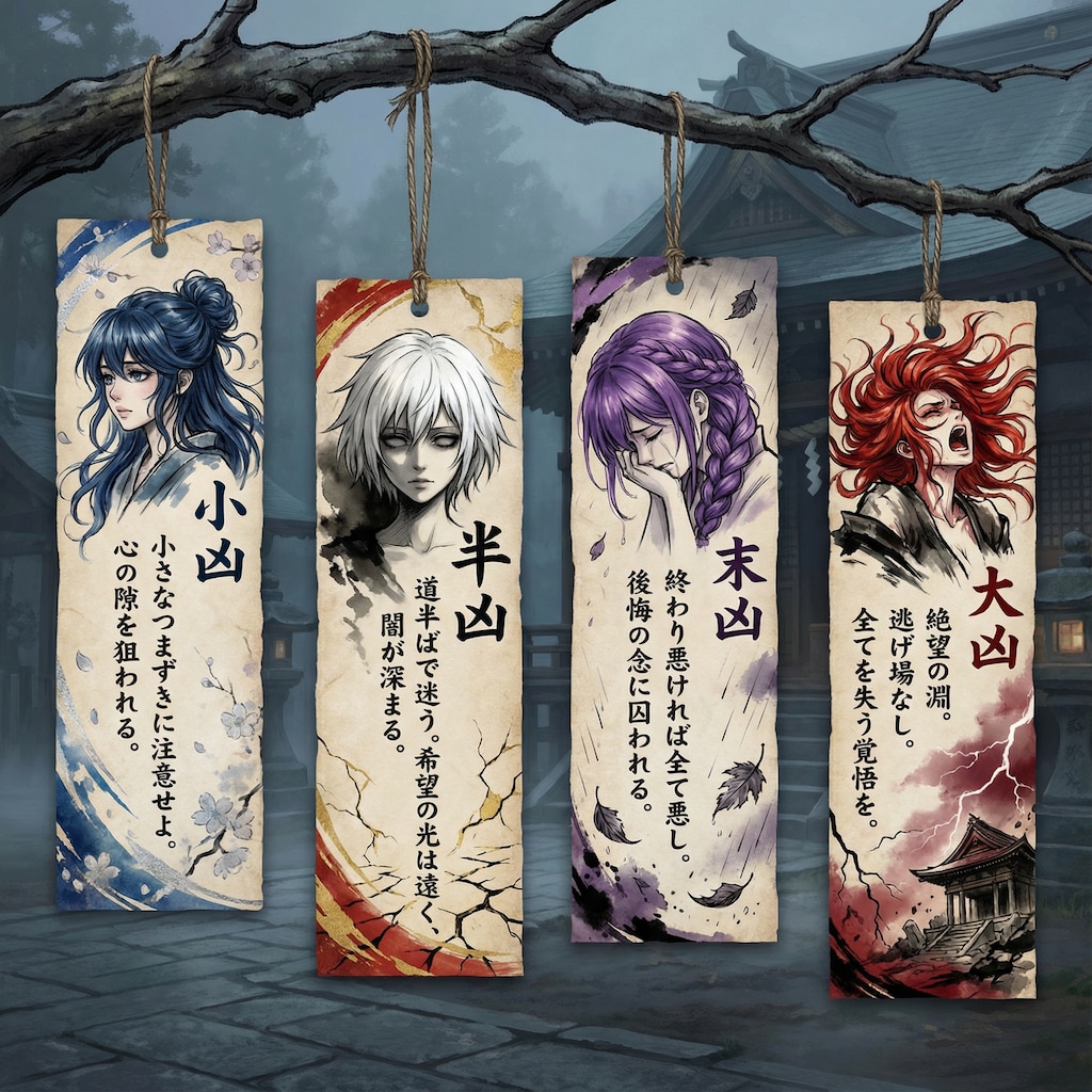 逃げ場のないおみくじ-凶詣の四重奏-