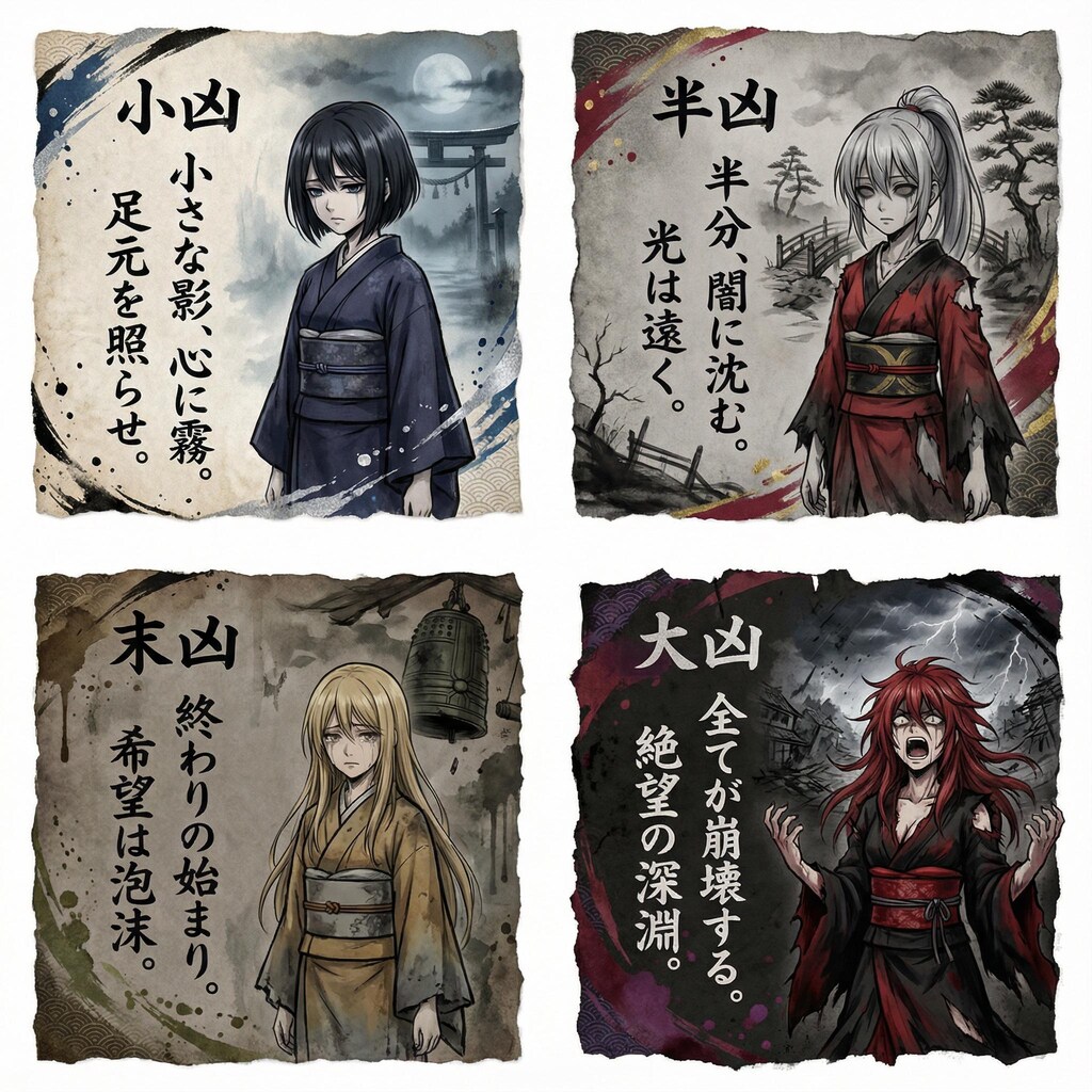 逃げ場のないおみくじ-凶詣の四重奏-