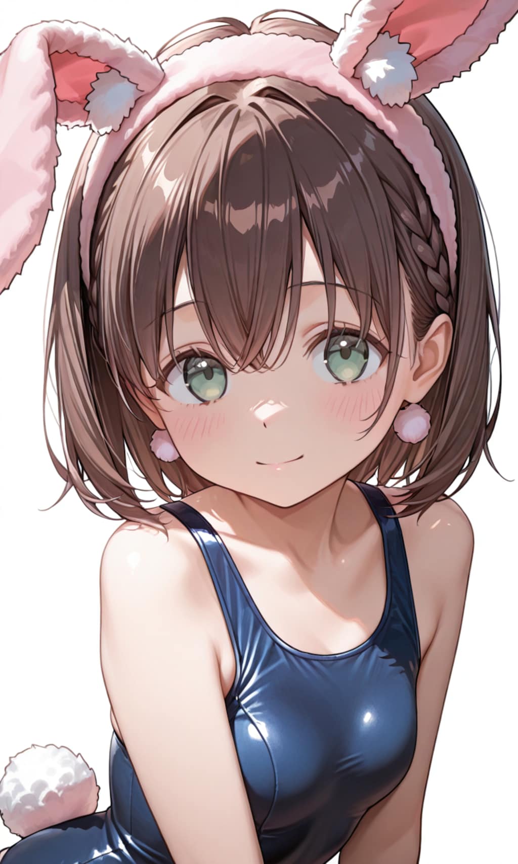 兎耳と紺碧の水衣