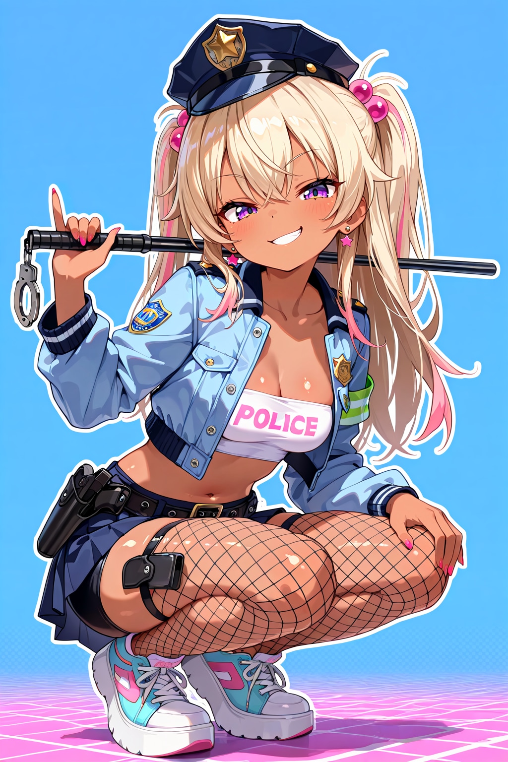 【実験】ストリートギャル × 警察官