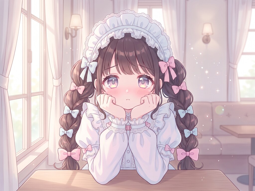 窓光揺蕩う綺飾乙女