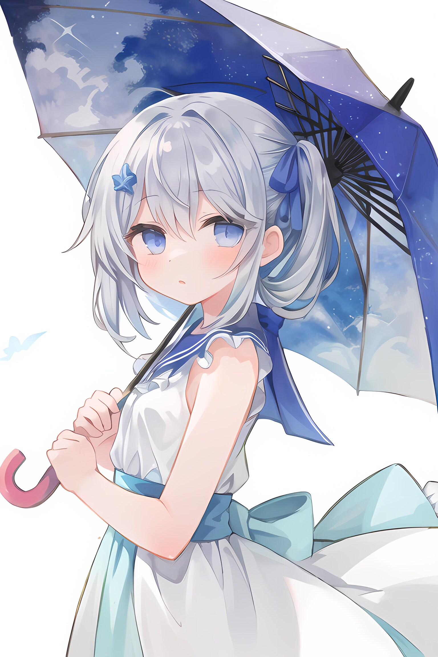 傘の中の空 | の人気AIイラスト・グラビア