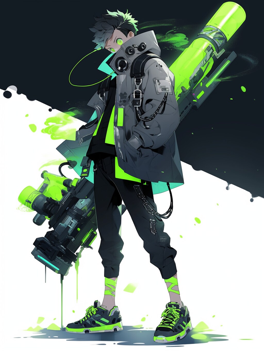 Green CyberpunkBoy