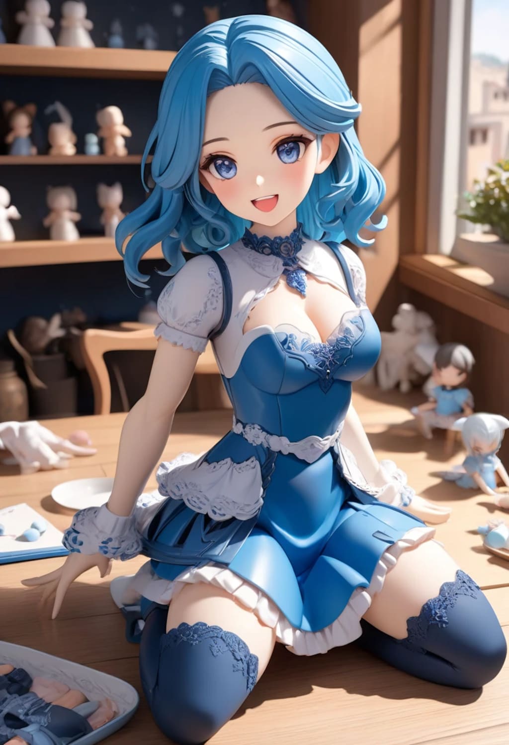 フィギュア？　色々プロンプト組み組みの結果！