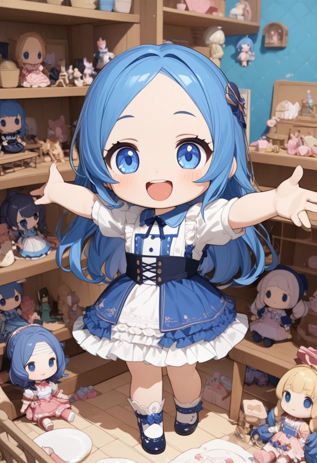 フィギュア？　色々プロンプト組み組みの結果！