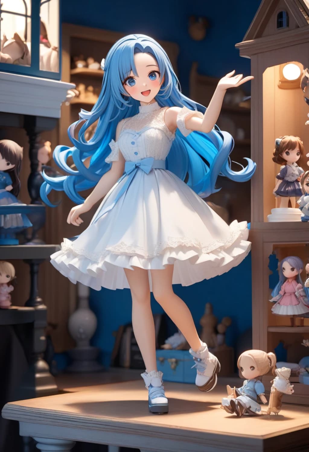 フィギュア？　色々プロンプト組み組みの結果！