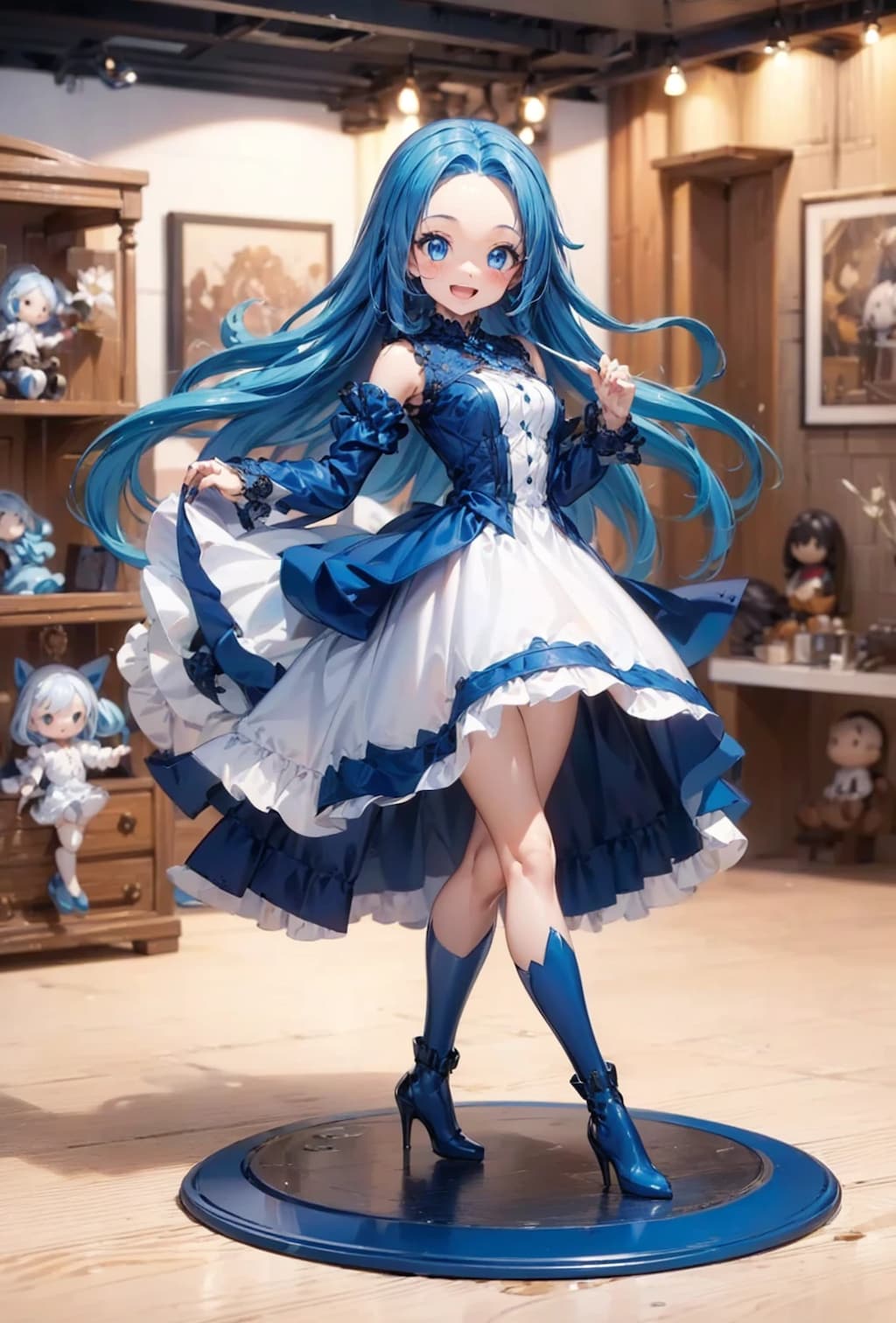 フィギュア？　色々プロンプト組み組みの結果！