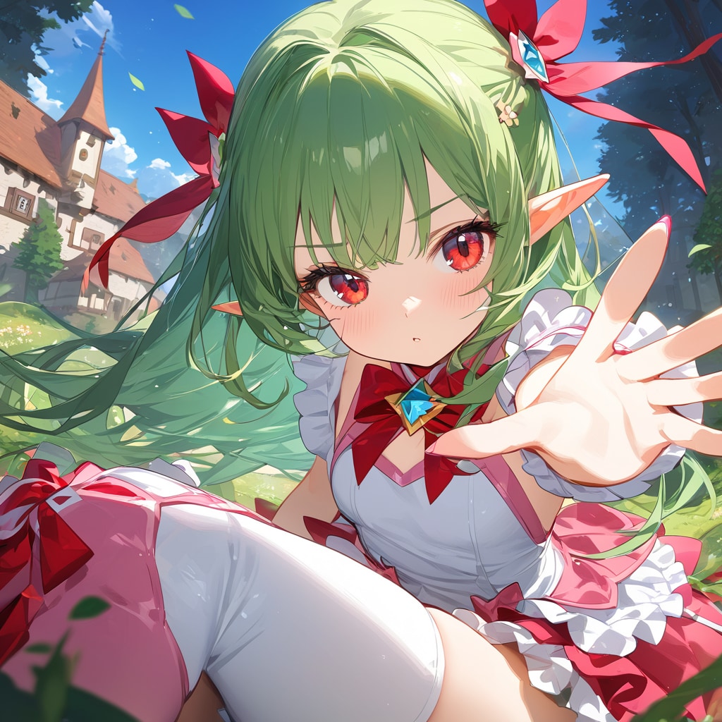 魔法少女はエルフ | の人気AIイラスト・グラビア