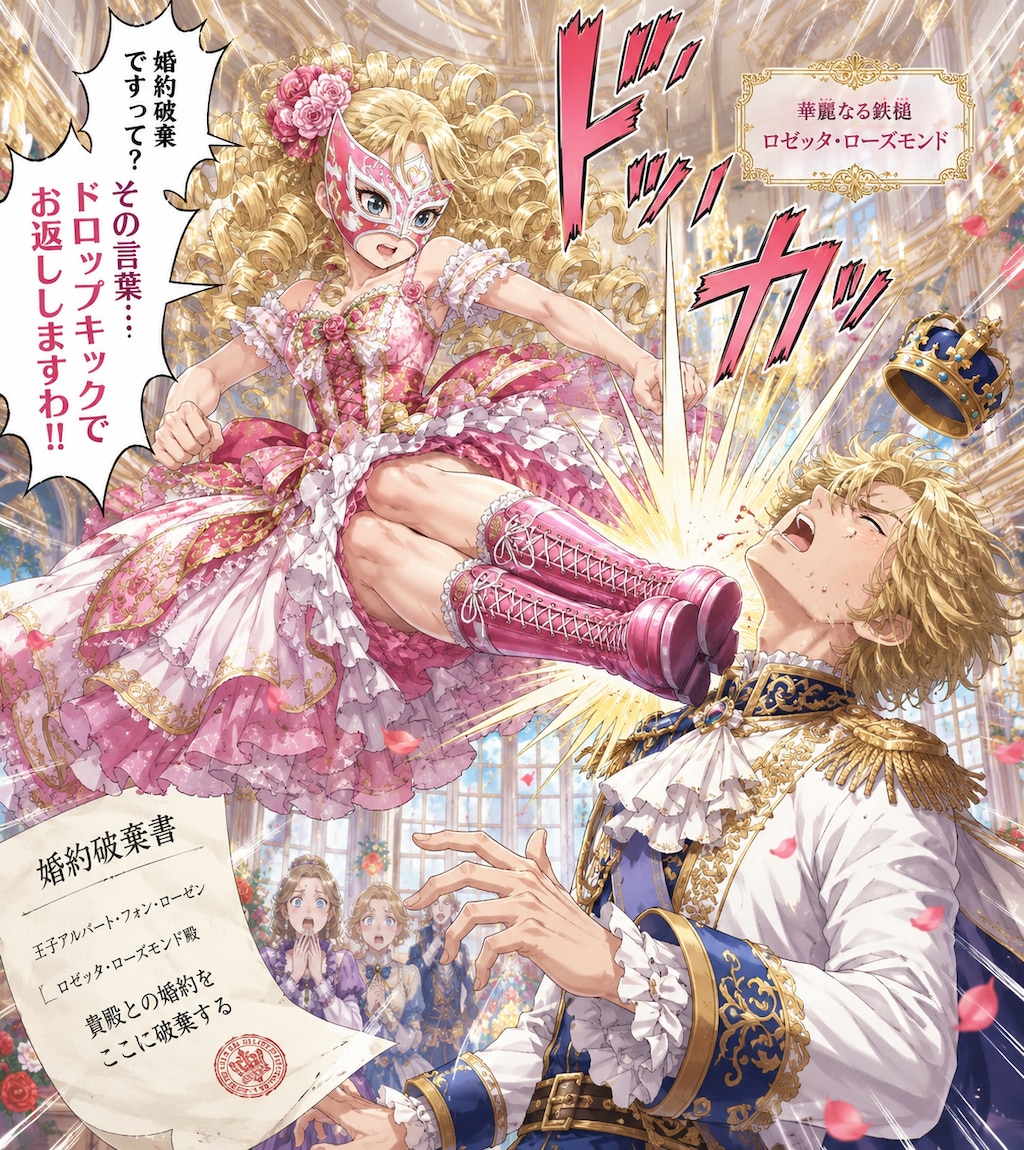 婚約破棄にはドロップキック
