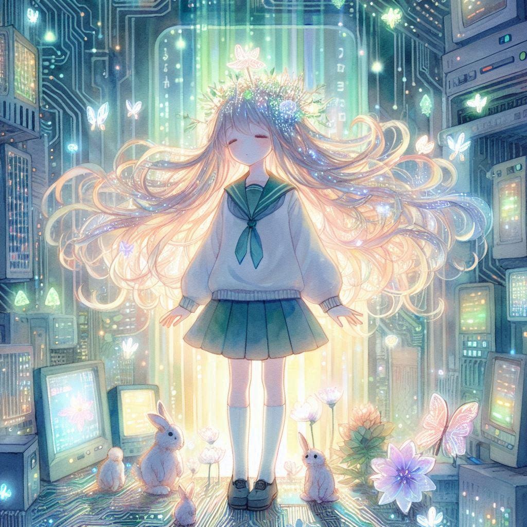 電脳の森から転校生