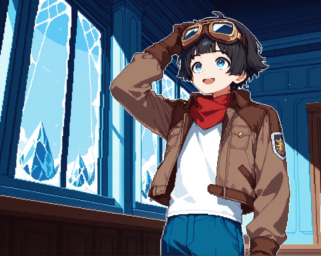 ランダムなピクセルアート #2