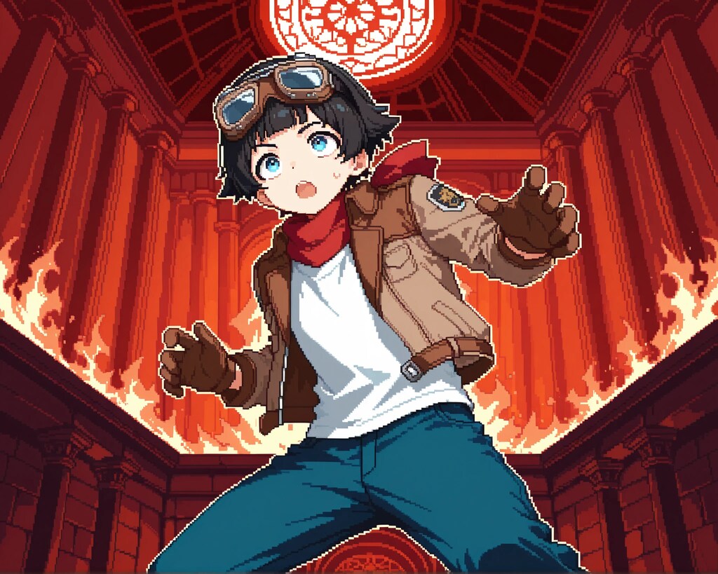 ランダムなピクセルアート #2