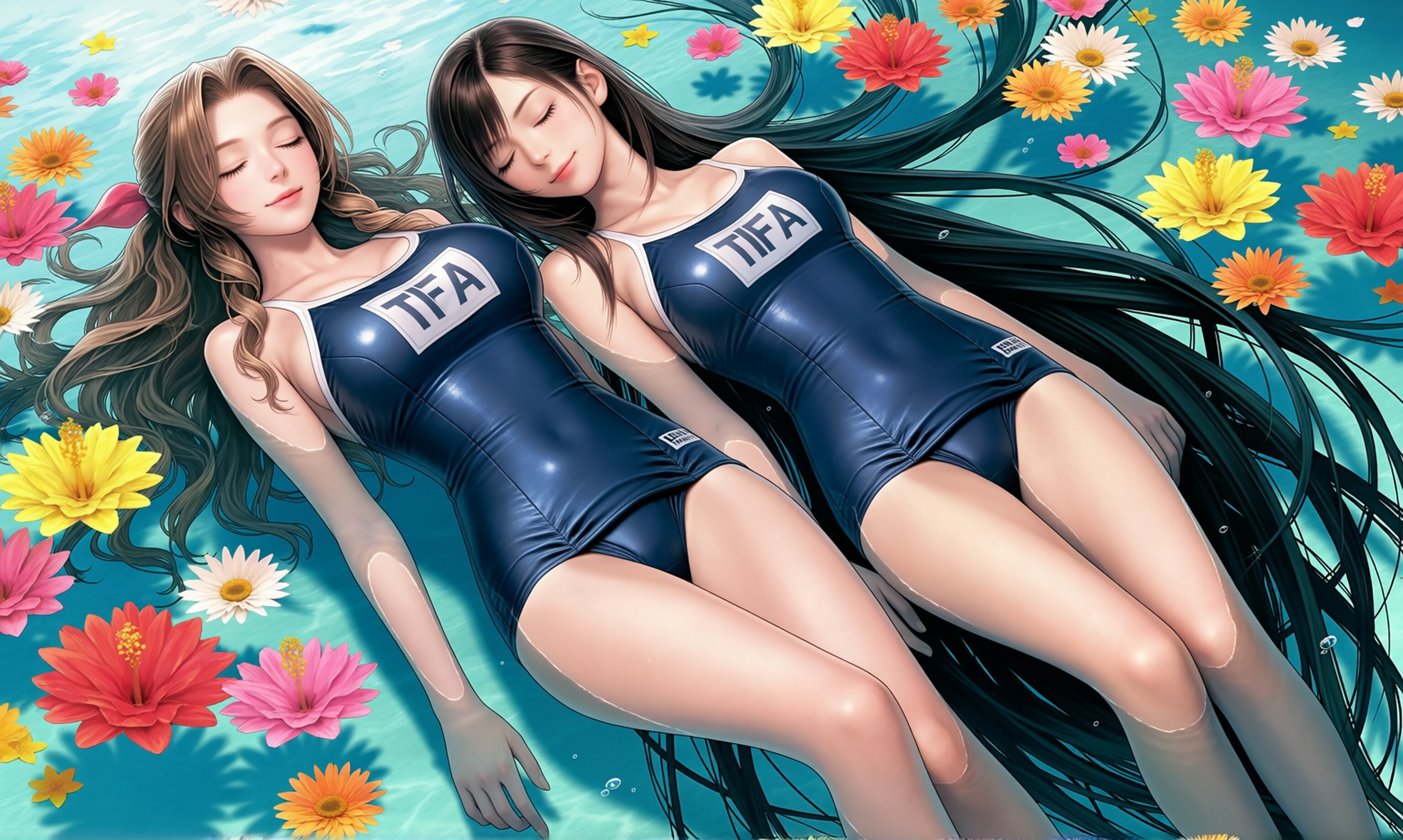 スク水でリラックスタイム
