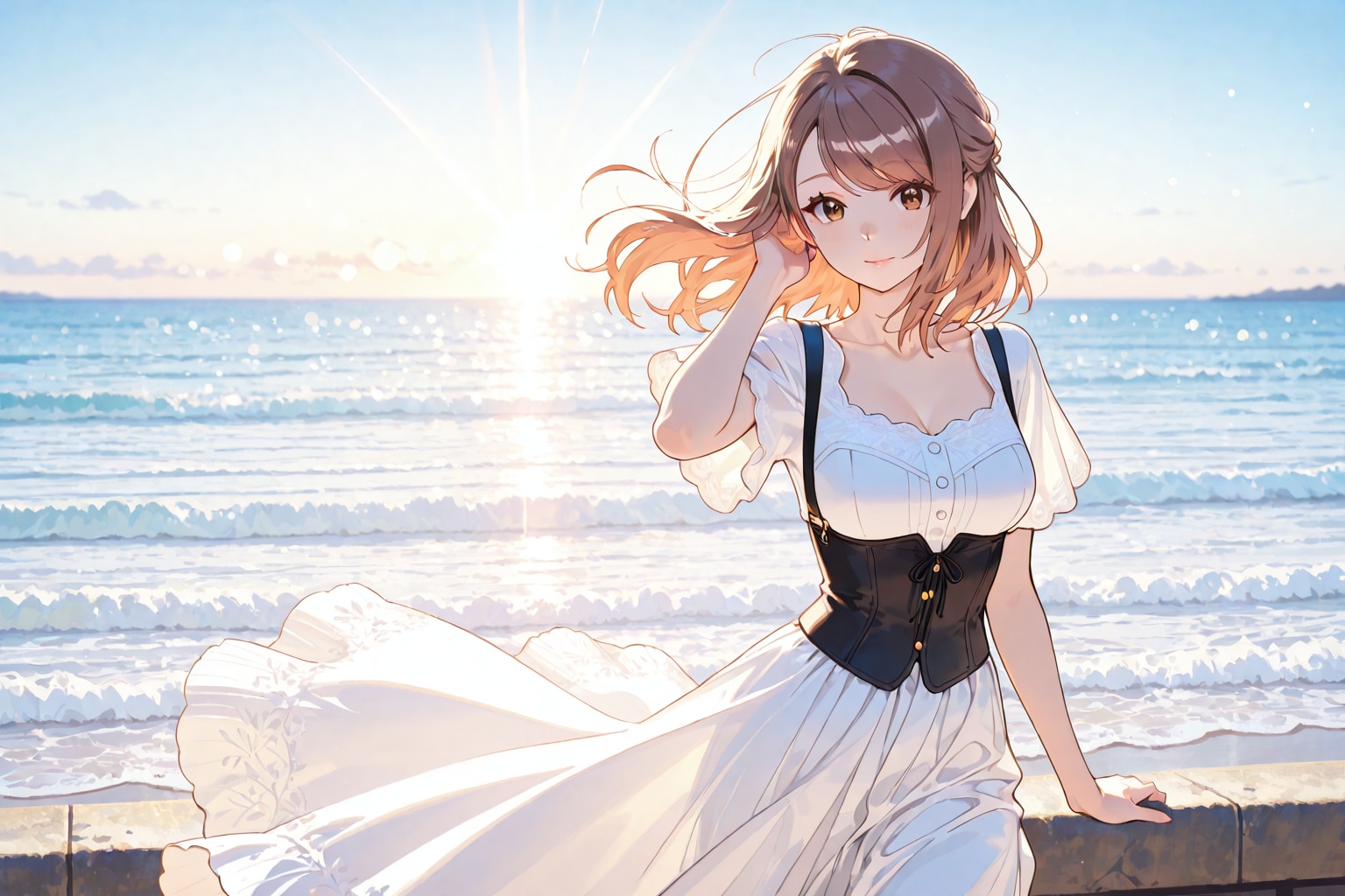 聖騎士さん(pinafore dress)①