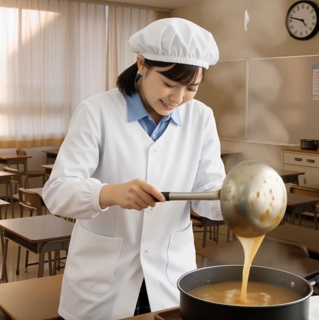 給食当番（養殖8）