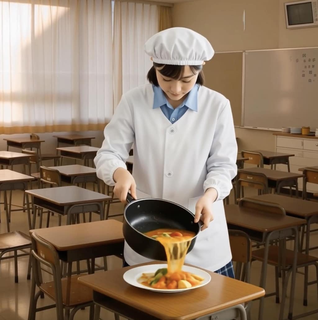 給食当番（養殖8）