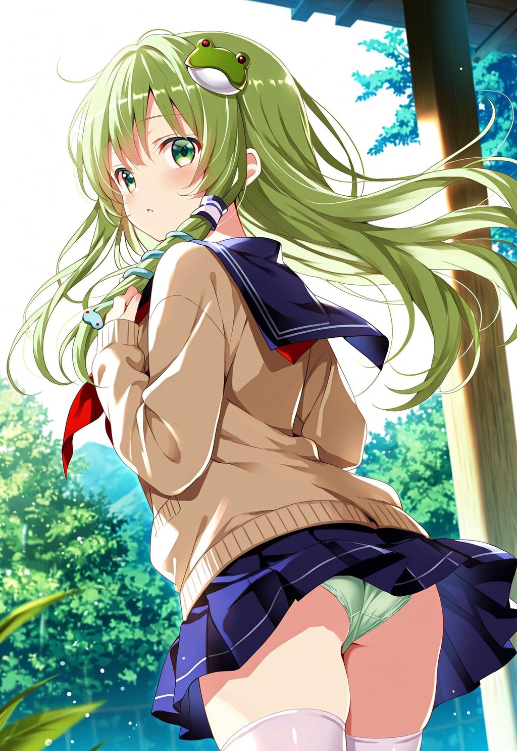 早苗ちゃんパンチラ