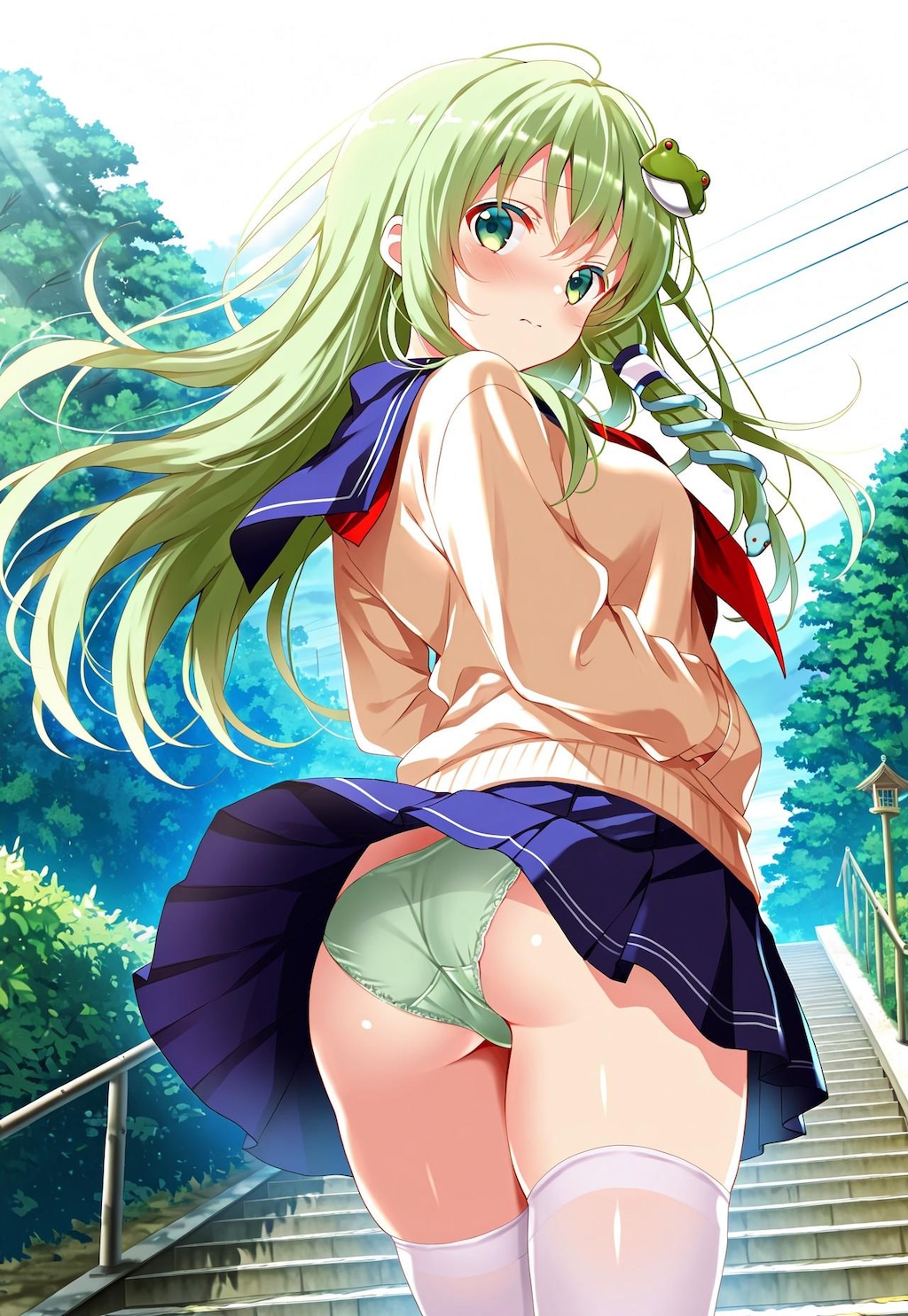 早苗ちゃんパンチラ