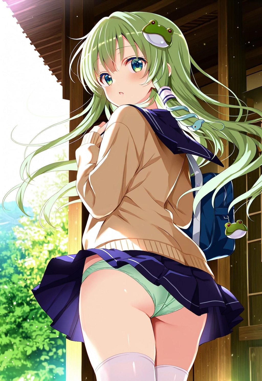 早苗ちゃんパンチラ